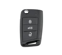 KOLEV Key Fob Replacement Key Fob Replacement Flip Car Remote Key Shell,for Volkswagen Passat B5 Vw Golf 7 Mk7 Skoda Seat Octavia Beetle Polo Bora,model1