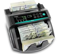 KOLIBRI Rook Money Counter with UV/MG/IR Counterfeit Detection - Count, Add & Batch Modes, 1,400 Notes per Minute Fast Bill Counter - US Dollar Cash Counter with Dual LED Display (1-Year USA Warranty)