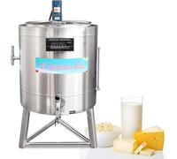 Kolice Commercial 150L Milk Pasteurizer Machine Sterilization Dairy Pasteurizer for Milk, Coffee, Ice Cream Mix.,Juice,Sauce-220V,3 Gear Pasteurization Control,Double Layers,No Freezing