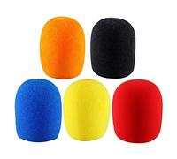 KOLIGHT® 5pcs/lot Blue/Green/Yellow/Hot Pink/Orange Long Term Microphone Windscreen Sponge Foam Cover Shield Protection
