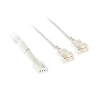 Kolink 1-2 PWM Braided White Splitter Cable - 35cm