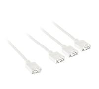 Kolink ARGB 1-3 White Splitter Cable - 30cm