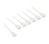 Kolink ARGB 1-6 White Splitter Cable - 30cm