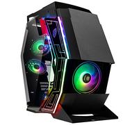 Kolink Big Chungus Hench Edition Midi Tower ARGB PC Case - Black with Showcase Design and Enhanced Cooling Support