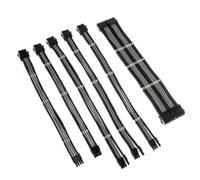 Kolink Core Adept Braided Cable Extension Kit - Jet Black/Stone Grey