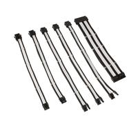 Kolink Core Adept Braided Cable Extension Kit - Jet Black/Brilliant White