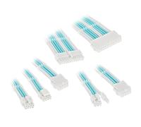Kolink Core Adept Braided Cable Extension Kit - Brilliant White/Powder Blue