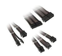 Kolink Core Adept Braided Cable Extension Kit - Jet Black/Gunmetal Grey
