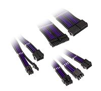 Kolink Core Adept Braided Cable Extension Kit - Jet Black/Titan Purple
