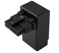 Kolink Core Pro 12V-2x6 16-Pin 90 Degree Adapter - Type 2 - Black