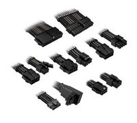 Kolink Core Pro Braided Cable Extension Kit 12V-2x6 Typ 1 - Jet Black/Gunmetal Grey