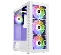 Kolink Observatory HF Glass ARGB Midi Tower Case - White
