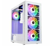 Kolink OBSERVATORY HF GLASS WHITE ARGB Midi Tower