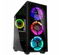 Kolink Observatory Midi Tower RGB Gaming Case - Black Tempered Glass Window