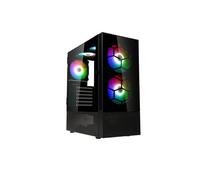 Kolink Observatory MX Glass ARGB ATX Midi Tower Case - Black With Window