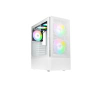 Kolink Observatory MX Mesh ARGB Mid Tower ATX Gaming PC Case - White