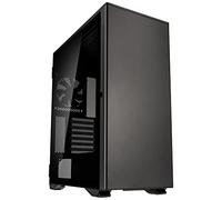 Kolink Stronghold Barricade Midi Tower Case - Gunmetal Grey - Hinged Glass - E-ATX Support - Dual PWM Fans - Hex Mesh Design