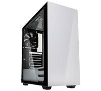 Kolink Stronghold Midi Tower Gaming Case - White Tempered Glass Side Window