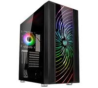 Kolink Unity Adapt ARGB Mid-Tower PC Case with Swappable Front Panel, 420mm Radiator Support, Vertical GPU Ready, Type-C I/O, E-ATX Compatible, 415mm GPU Clearance, Black