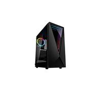 Kolink Void RGB Midi Tower Case - Black Window, V-Shape Infinity Mirror RGB, Tempered Glass, ATX/Micro-ATX/Mini-ITX