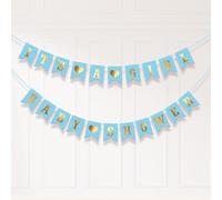 Koliphy Boy Baby Shower Garland Decorations, IT'S A BOY Bunting Banner for Gender Reveal, Welcome Baby Party Supplies, Paper Baby Shower Decoration Photo Booth Props(Boy)