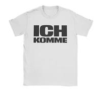 KOLITY Ich Komme Erika Vikman T-Shirts for Men Eurovisions 2025 White M