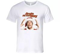 KOLITY Jingle All The Way Schwarzenegger Christmas Holiday Movie T Shirt White XL