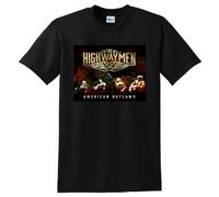 KOLITY The Highwaymen T Shirt Live American Outlaws Vinyl Cover Small Medium Large Black L