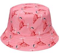 KOLLACHE Flamingo Print Haats-Pink-One Size