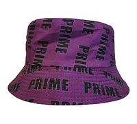 KOLLACHE Unisex Prime Reversible Men's Bucket Hats Festival Outdoor Summer Sun Beach Hat-Purple-One Size