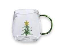 Kollections4you 3D Christmas Tree Glass Mug Cup Collectable Item 400ML