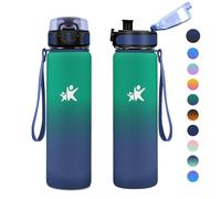 KollyKolla Insulated Water Bottle 1 L BPA-Free Stainless Steel Reusable Leakproof Flask for Children and Adults School Office Outdoor Sport