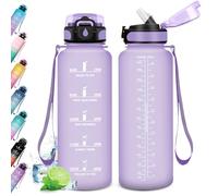 KollyKolla Sports Water Bottle, 1.5L, Motivational with Time Markers, Leak-Proof, Suitable for Carbonated Drinks, Gym, Fitness, Office, School, Yoga