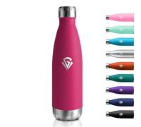 KollyKolla Thermos Flask, 500 ml, Water Bottle, Double-Walled, BPA-Free, Stainless Steel, Suitable for Carbonated Drinks, Insulated Flask, Leak-Proof for School, Fitness, Running, Fizz, Gym, Travel