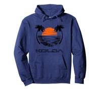 Koloa Surf Palm Tree's at Sunset Sweatshirt Graphic Surf Pullover Hoodie