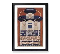 Koloman Moser Secession Framed Print | A2 Oak Framed Wall Art | Ready to Hang | Modern Nature Picture | Living Room Bedroom Lounge Office