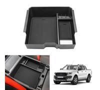 KOLOME Centre Console Storage Box Compatible with Ranger T9 Raptor Wildtrak XLT 2023 2024 2025 Centre Console Organiser Tray Organiser Armrests Storage Box Glove Box Accessories (Electronic Brake)