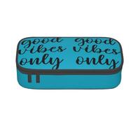 KoloQren Alphabetic spelling Print Large capacity pencil case with zipper,portable stationery storage bag