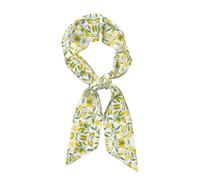 KoloQren Fashion Fresh Tropical Lemons Print Scarf,Breathable Lightweight,Hats,Waist Belts And Fashion Accessories, Black, One Size