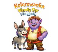 Kolorowanka wesoły Ogr i przyjaciel: Shrek
