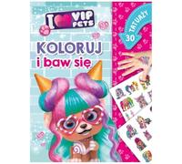 Koloruj i baw się 30 tatuaży I love VIP Pets