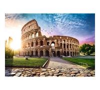 Trefl 10468 Jigsaw, Sun-Drenched Pieces Funny Dog Portraits DIY Entertainment Creative Gift Fun Classic Puzzles for Adults and Children Age 12, Colosseum in Sunshine Rome, 1000 Teile