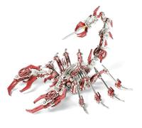 kolotesame Scorpion 3D Metal Puzzle Model for Adults, DIY Mechanical Scorpion Challenging Building Kit with Tool, Cool Desk Decor for Man or 3D Building Enthusiasts Gift