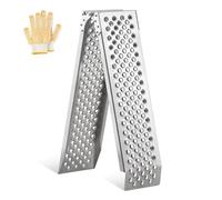 KOLOTOOL Foldable Aluminum Motorcycle Loading Ramp, 63L x 8.5W inches, 880lb Load Capacity, Lightweight, Non-Slip, Waterproof, Rust-Proof, Suitable for Trucks, Lawn Mowers, SUVs, Trailers,1Pcs