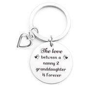 Kolovki Nanny Gifts,Nanny Christmas Gifts,Gifts for Nanny,Nanny Birthday Gifts,Nanny Gifts from Grandchildren,Best Nanny Gifts,Gifts for Nanny Christmas,Nanny Keyring,Nanny Mothers Day Gifts