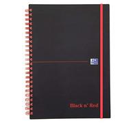 Kolozeszyt A5 Oxford w linie 70 kartek Black n' Red