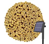 Kolpop Solar Fairy Lights Outdoor, 24M/79ft 240 LED Solar Powered Garden Lights Outside 8 Modes Waterproof Solar String Lights for Trees Patio Fence Wedding Party Christmas Decor (Warm White)