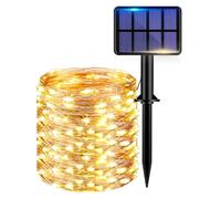 Kolpop12M Solar String Lights Outdoor, 120 LED Solar Garden Lights Waterproof 8 Modes Indoor/Outdoor Fairy Lights Copper Wire Decorative Lighting for Patio Yard Party Wedding