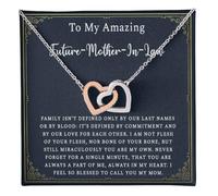 KOLSTRAW Gift for MOTHER IN LAW, Meaningful Pendant Jewelry with Heartfelt Message Card, Perfect for Birthday, Christmas, or Anniversary, Presented in a Beautiful Gift Box #1, Stainless Steel, No