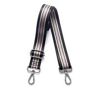 Kolti Purse Strap Crossbody Handbag Stripe Wide Adjustable, Nickel Buckle-17, 1.5 Inches